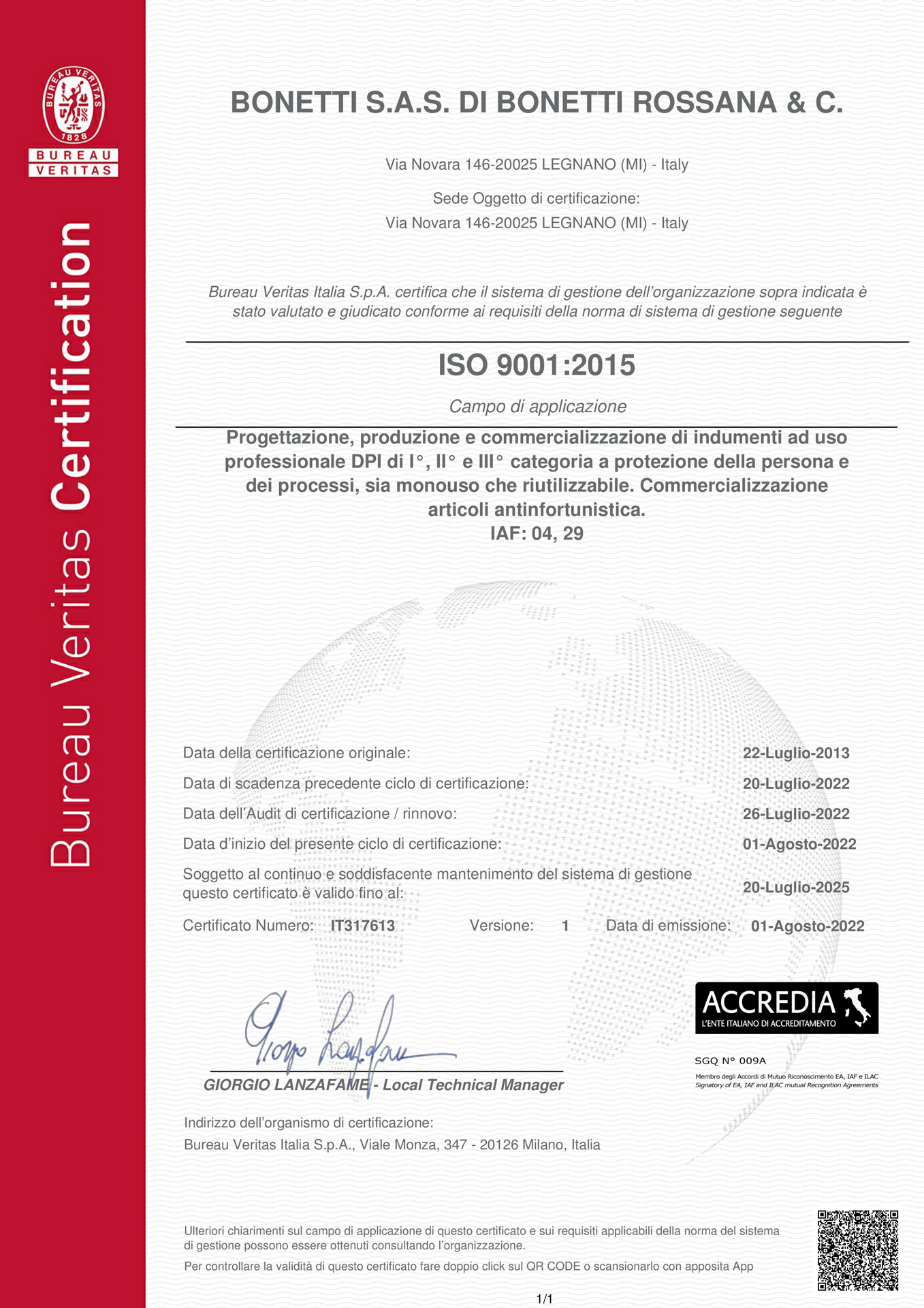 certificazione ISO